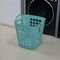 Flexible Plastic Laundry Basket - Square Storage Hamper with Side Handles for Easy Carrying - Versatile Organizer for Laundry, and Household Storage